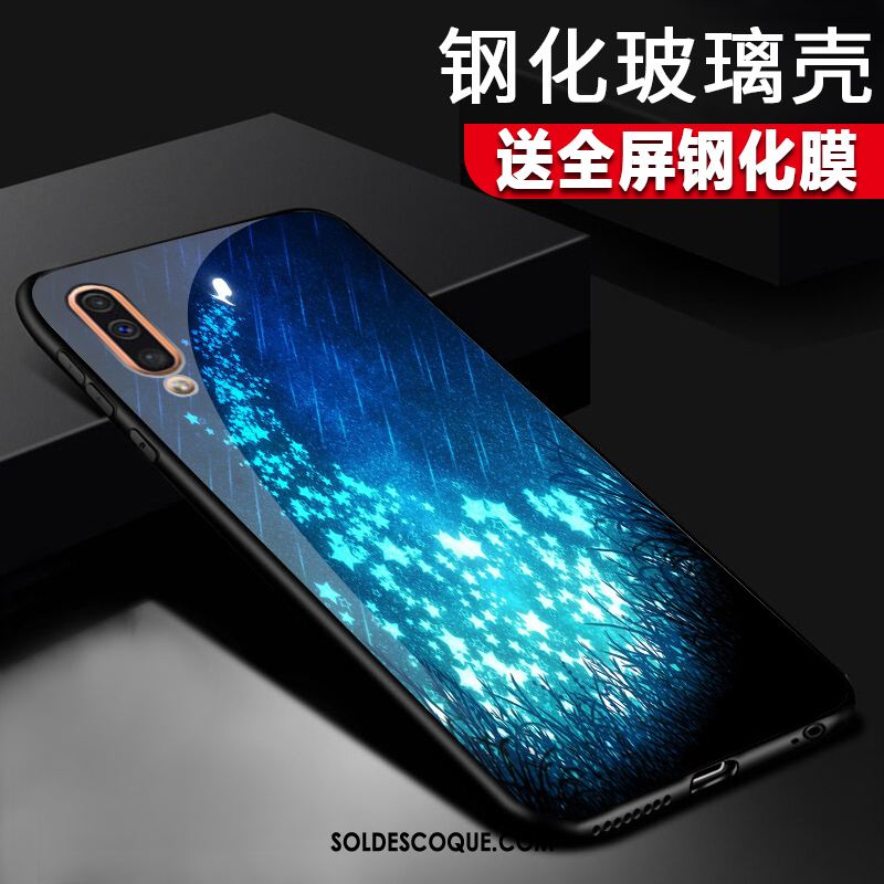 Coque Samsung Galaxy A50 Créatif Personnalité Tendance Étoile Bleu Soldes