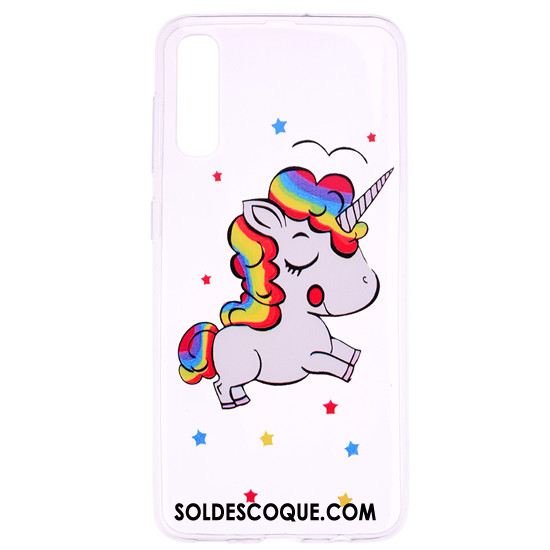 Coque Samsung Galaxy A50 Créatif Transparent Fluide Doux Silicone Téléphone Portable En Ligne