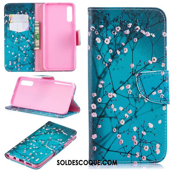 Coque Samsung Galaxy A50 Incassable Téléphone Portable Clamshell Bleu Silicone En Vente