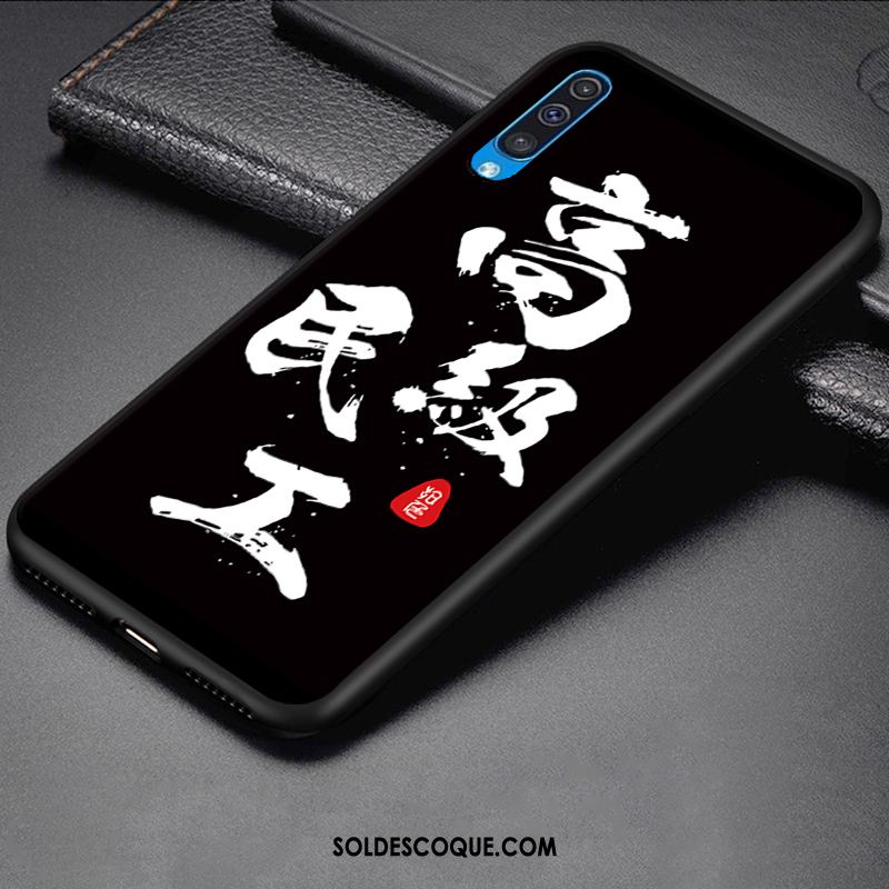 Coque Samsung Galaxy A50 Marque De Tendance Protection Étui Délavé En Daim Incassable En Vente