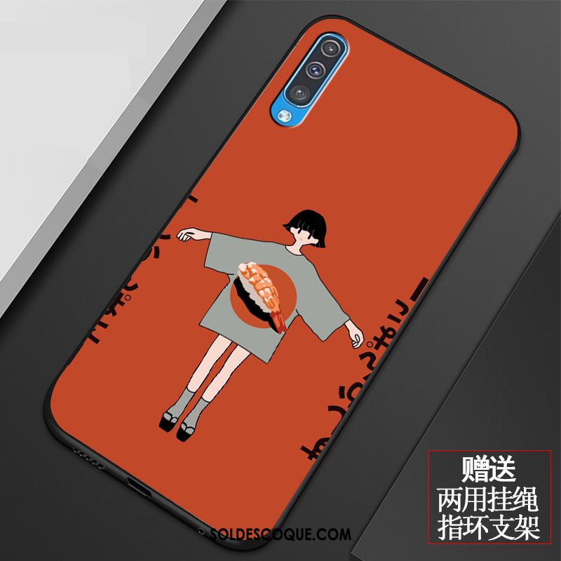 Coque Samsung Galaxy A50 Protection Étui Silicone Bleu Dessin Animé Pas Cher