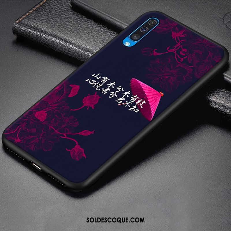 Coque Samsung Galaxy A50 Silicone Simple Dessin Animé Créatif Personnalité Pas Cher