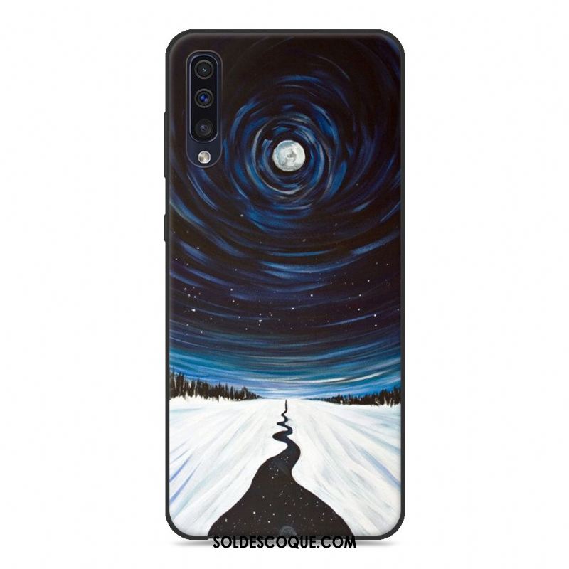 Coque Samsung Galaxy A50 Silicone Violet Dessin Animé Téléphone Portable Ornements Suspendus Soldes