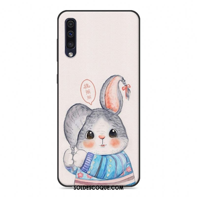 Coque Samsung Galaxy A50 Silicone Violet Dessin Animé Téléphone Portable Ornements Suspendus Soldes