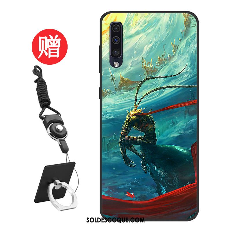 Coque Samsung Galaxy A50 Tout Compris Incassable Bleu Tendance Personnalisé Pas Cher