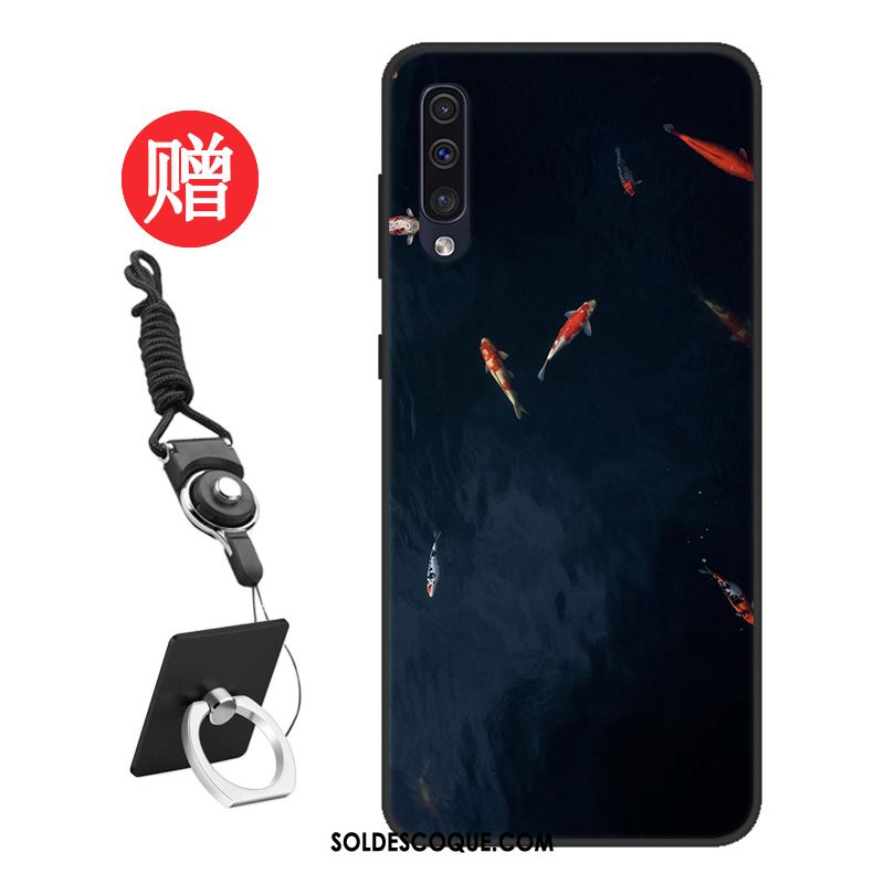 Coque Samsung Galaxy A50 Tout Compris Incassable Bleu Tendance Personnalisé Pas Cher