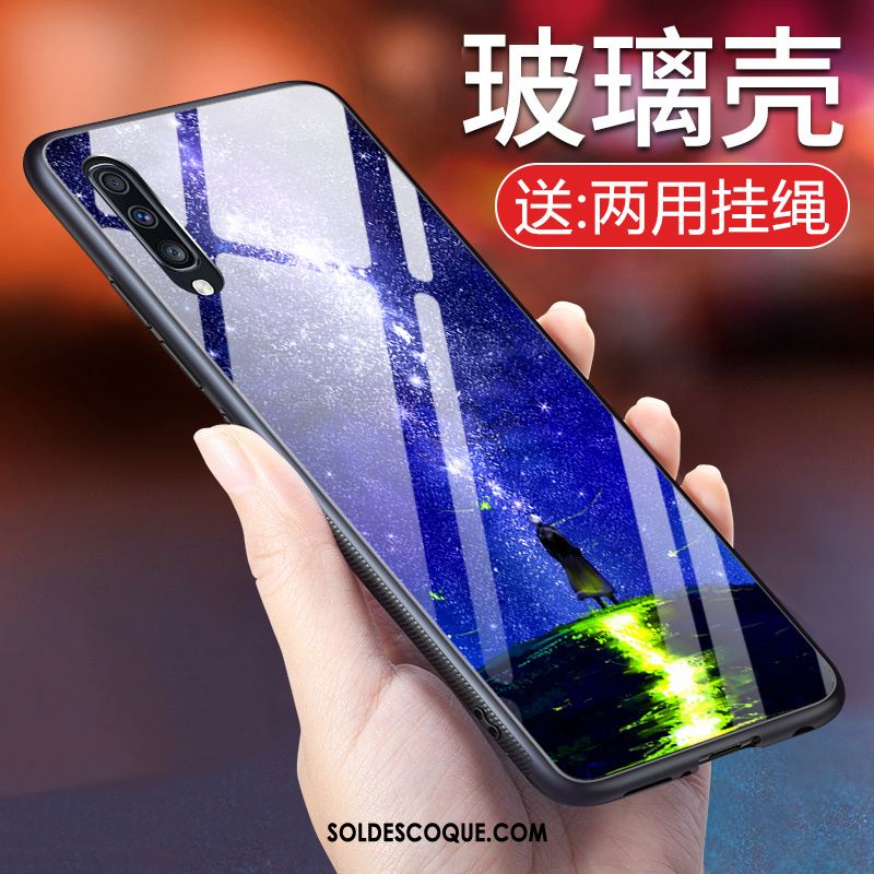 Coque Samsung Galaxy A50 Tout Compris Verre Créatif Fluide Doux Tendance Soldes