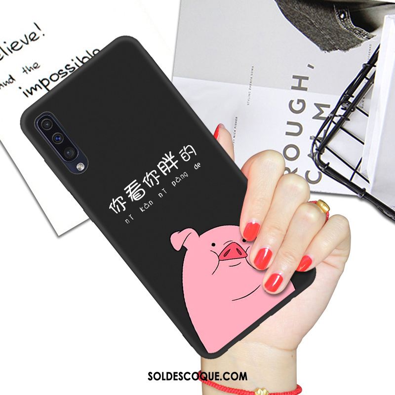 Coque Samsung Galaxy A50 Étui Noir Protection Fluide Doux Silicone En Ligne