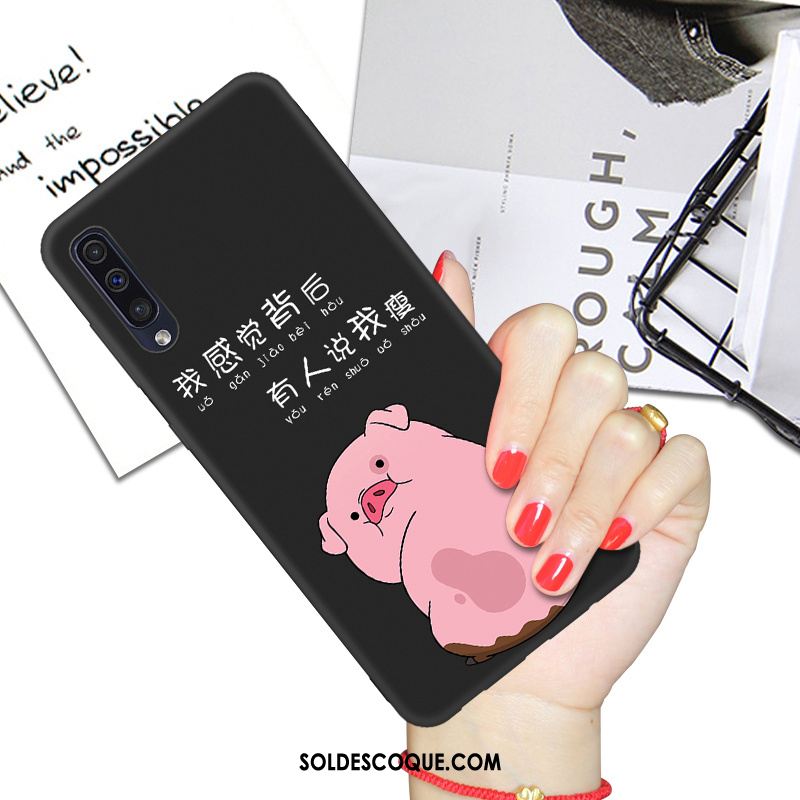 Coque Samsung Galaxy A50 Étui Noir Protection Fluide Doux Silicone En Ligne