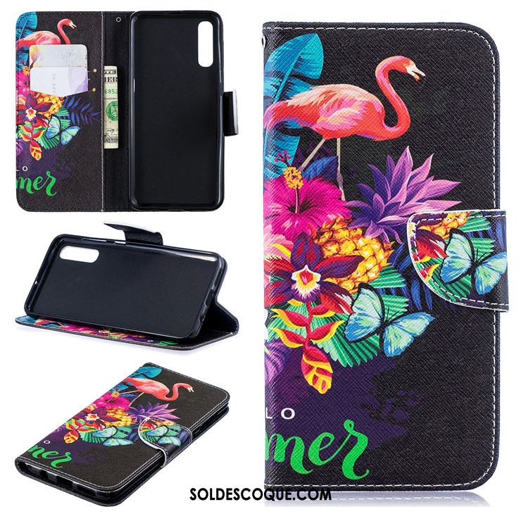 Coque Samsung Galaxy A50s Charmant Protection Étoile Étui En Cuir Téléphone Portable En Vente