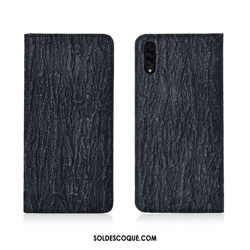 Coque Samsung Galaxy A50s Cuir Protection Arbres Téléphone Portable Nouveau Housse Pas Cher