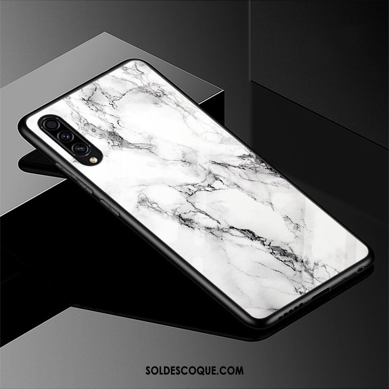 Coque Samsung Galaxy A50s Dessin Animé Créatif Délavé En Daim Net Rouge Étui Pas Cher