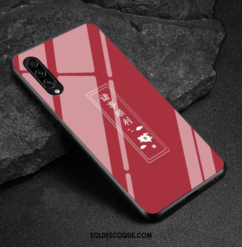 Coque Samsung Galaxy A50s Incassable Créatif Étoile Téléphone Portable Rouge Soldes