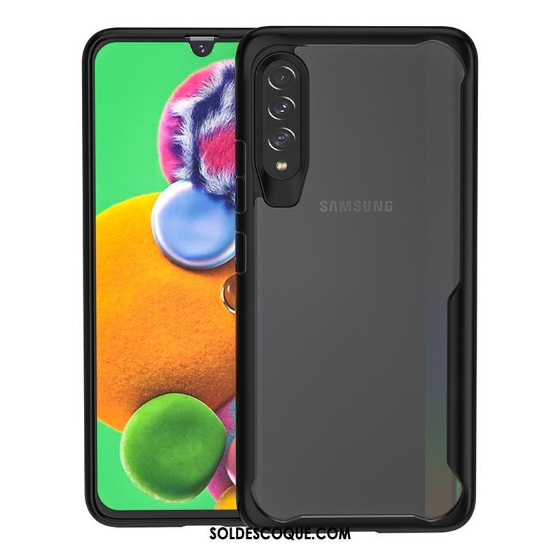 Coque Samsung Galaxy A50s Incassable Luxe Étui Fluide Doux Transparent Soldes