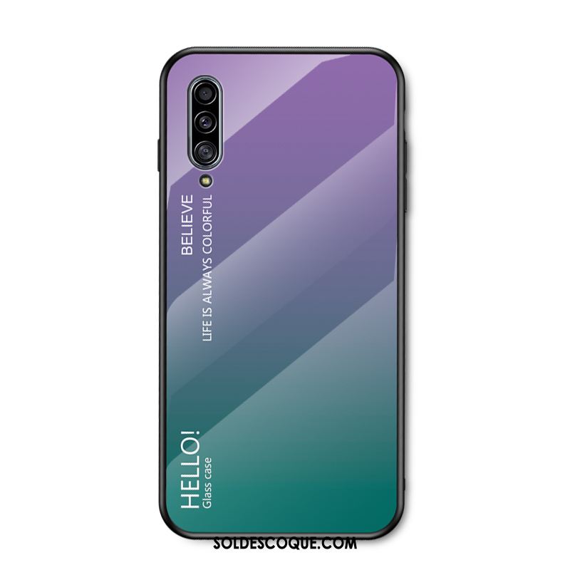 Coque Samsung Galaxy A50s Incassable Silicone Verre Blanc Marque De Tendance Housse En Vente