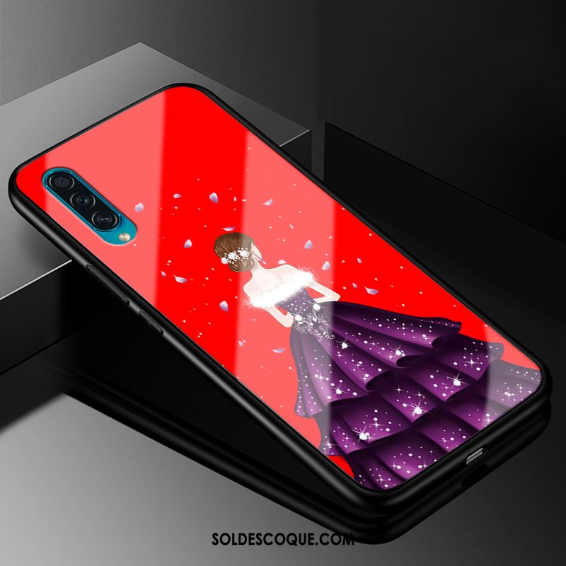 Coque Samsung Galaxy A50s Téléphone Portable Verre Noir Tout Compris Tendance En Ligne