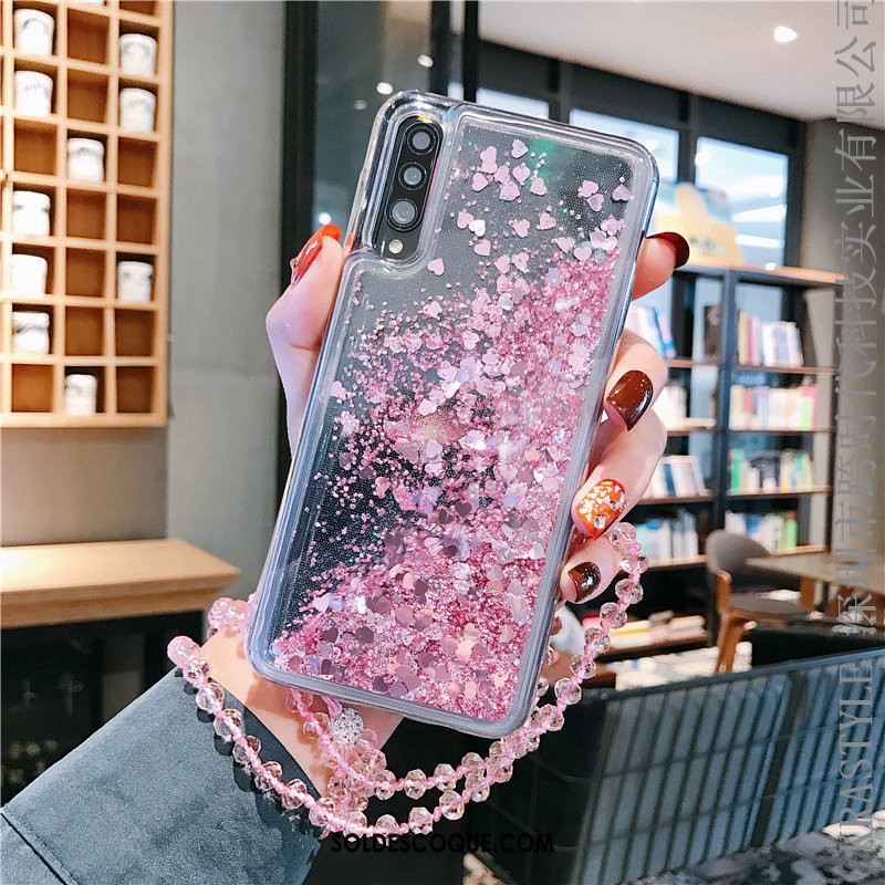 Coque Samsung Galaxy A50s Étoile Incassable Argent Charmant Quicksand En Ligne