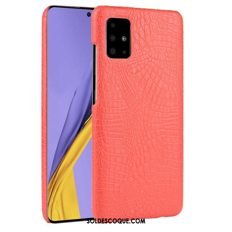 Coque Samsung Galaxy A51 5G Effet Peau de Crocodile