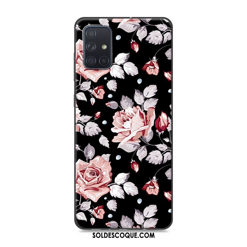 Coque Samsung Galaxy A51 Dessin Animé Rose Étoile Protection Téléphone Portable En Ligne
