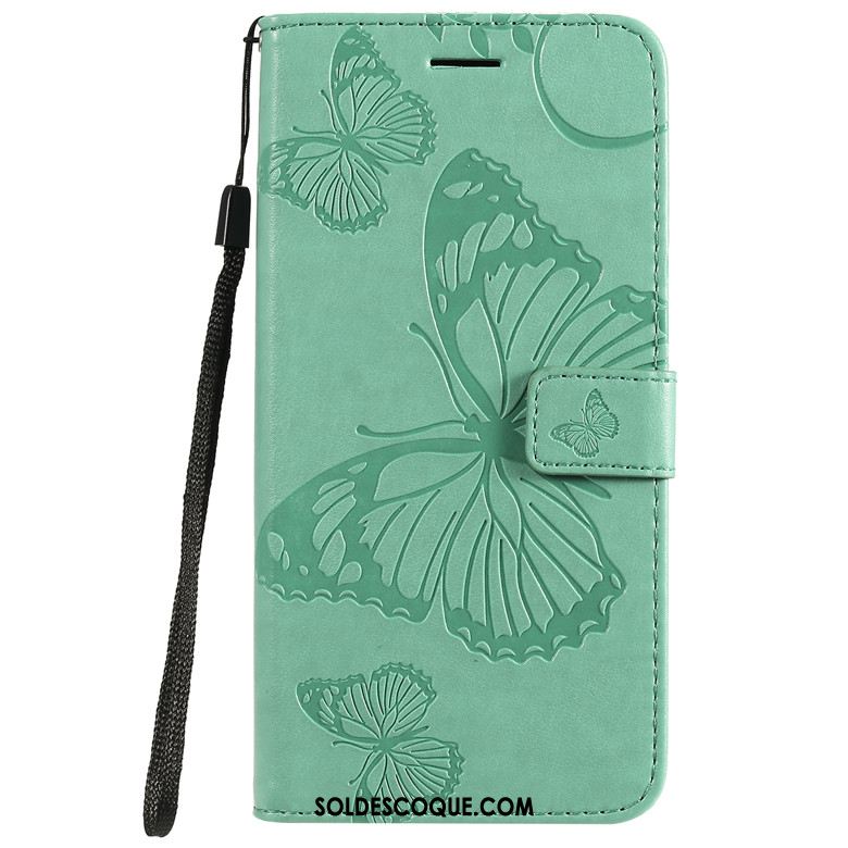 Coque Samsung Galaxy A51 Protection Téléphone Portable Étui En Cuir Fleurs De Papillons Tempérer Housse En Ligne
