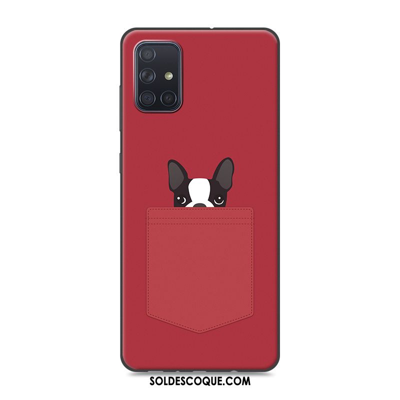 Coque Samsung Galaxy A51 Protection Étui Rouge Tout Compris Personnalité En Ligne