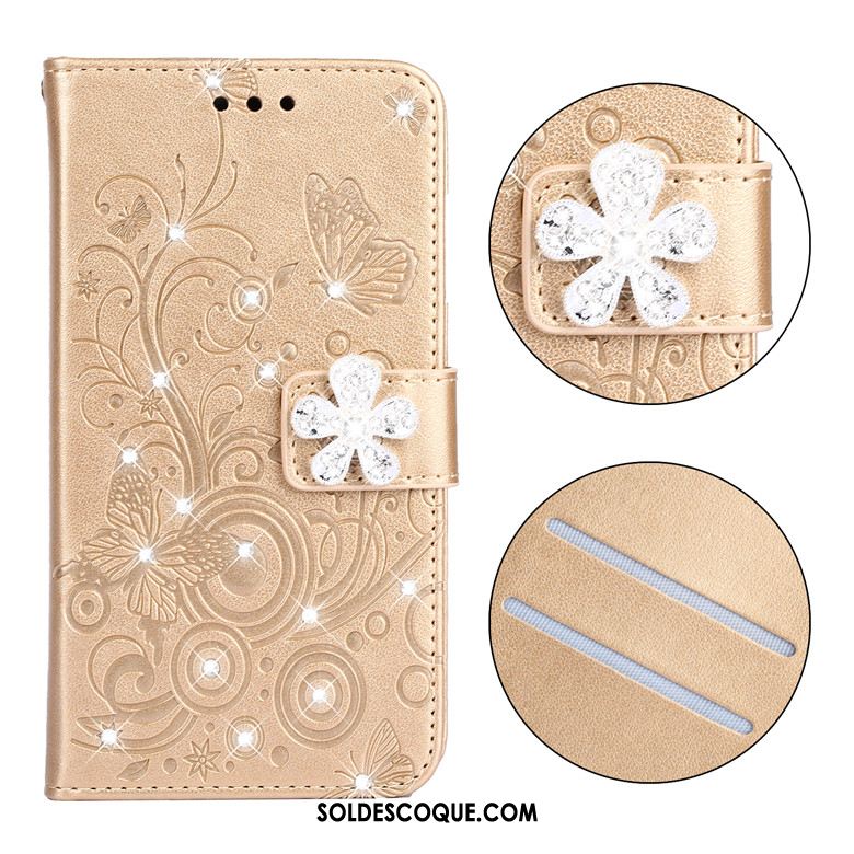 Coque Samsung Galaxy A51 Téléphone Portable Étui En Cuir Protection Clamshell Fleurs De Papillons En Vente