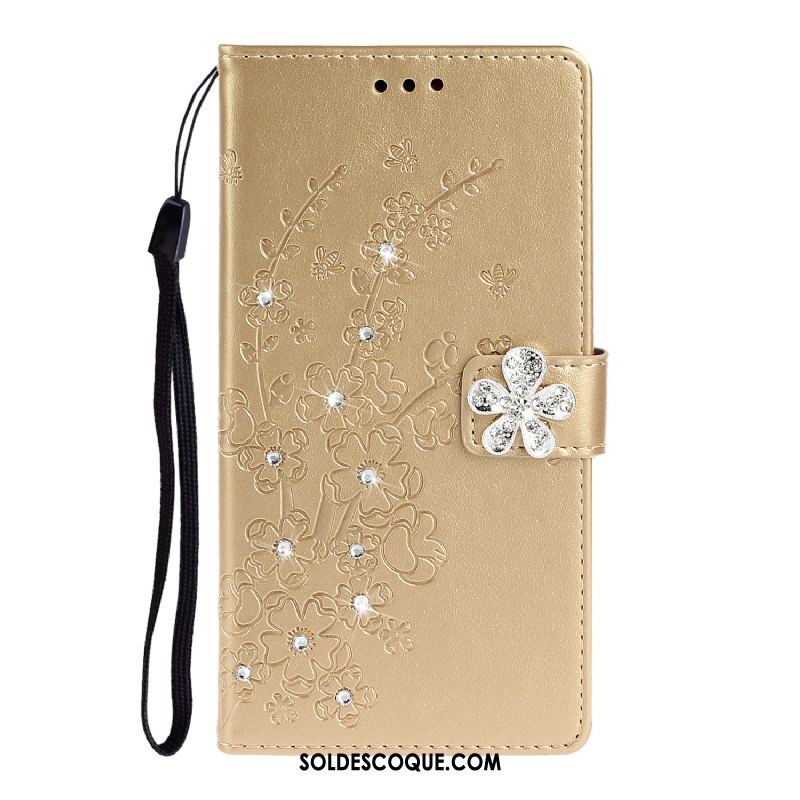 Coque Samsung Galaxy A51 Étui En Cuir Prune Fluide Doux Tout Compris Or Soldes