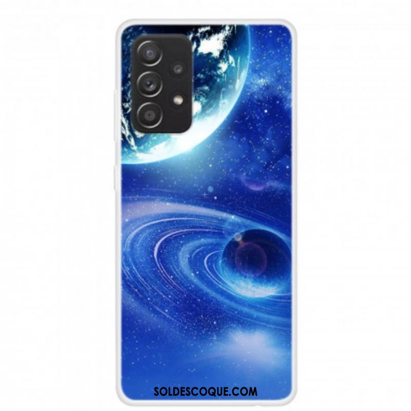 Coque Samsung Galaxy A52 4G / A52 5G / A52s 5G  Silicone Planètes