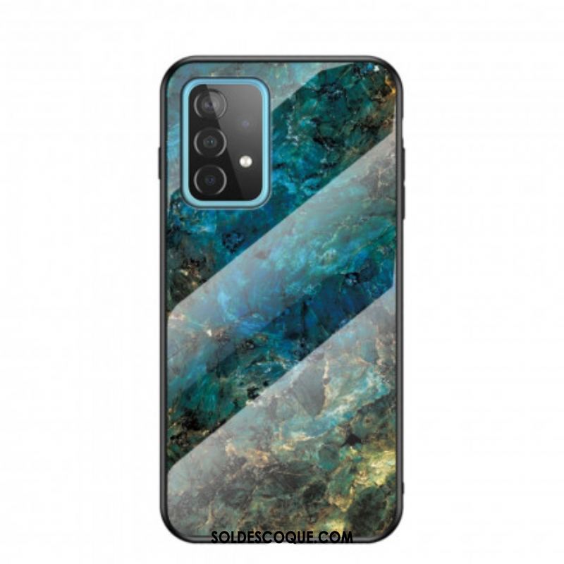 Coque Samsung Galaxy A52 4G / A52 5G / A52s 5G Verre Trempé Marble Colors