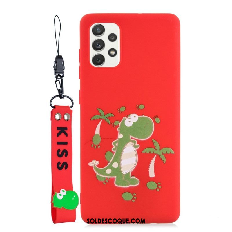 Coque Samsung Galaxy A53 5G Cartoon avec Lanière