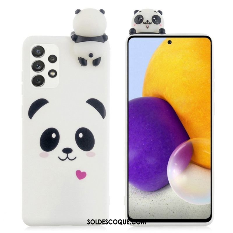 Coque Samsung Galaxy A53 5G Love Panda 3D