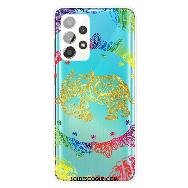 Coque Samsung Galaxy A53 5G Mandala Paillettes