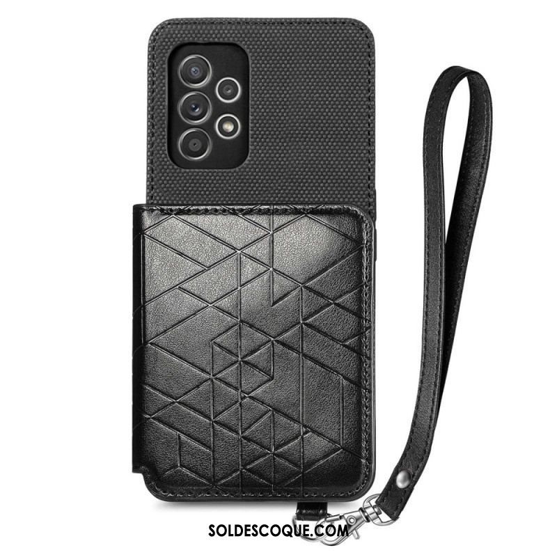 Coque Samsung Galaxy A53 5G Porte-Cartes à Lanière