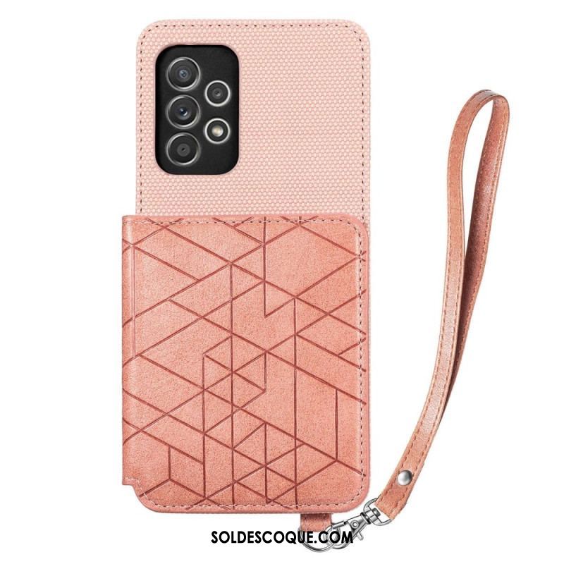 Coque Samsung Galaxy A53 5G Porte-Cartes à Lanière