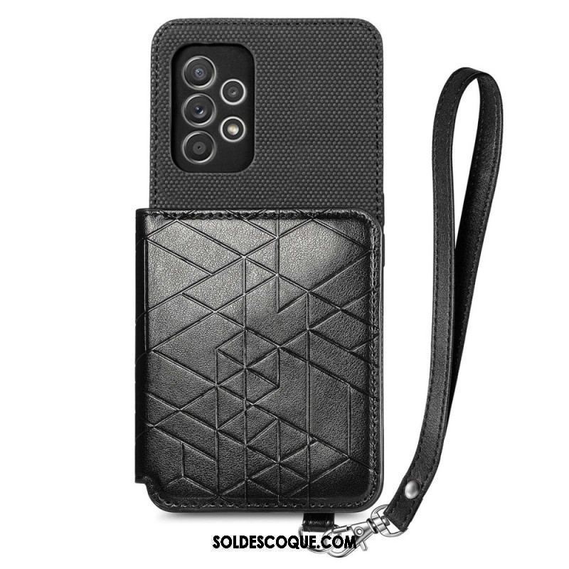 Coque Samsung Galaxy A53 5G Porte-Cartes à Lanière