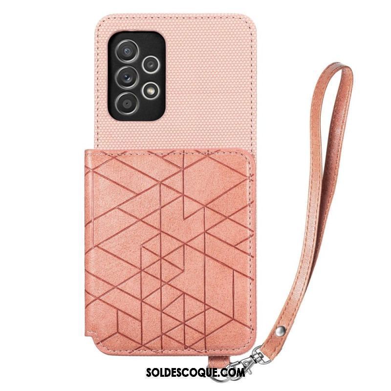 Coque Samsung Galaxy A53 5G Porte-Cartes à Lanière