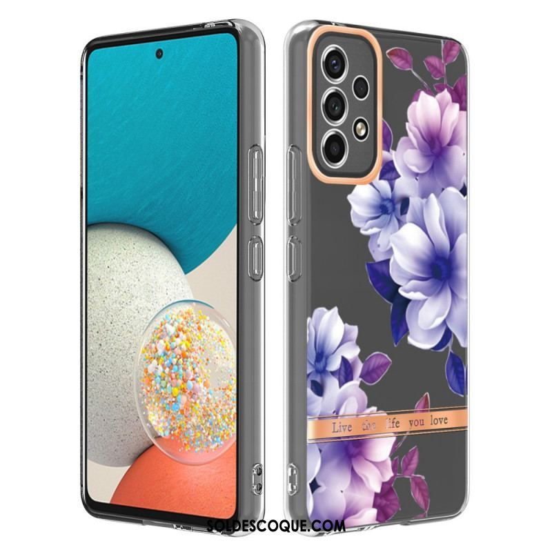 Coque Samsung Galaxy A53 5G Transparente Florale