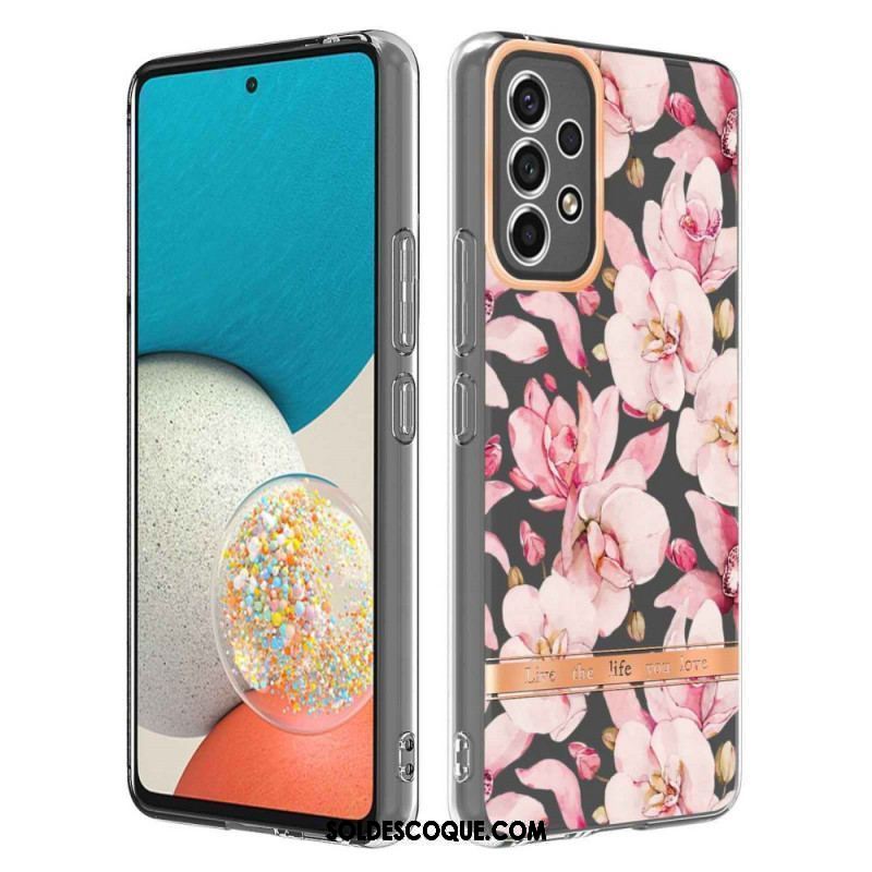 Coque Samsung Galaxy A53 5G Transparente Florale