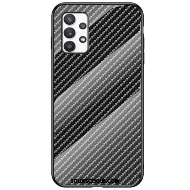 Coque Samsung Galaxy A53 Verre Trempé Fibre Carbone