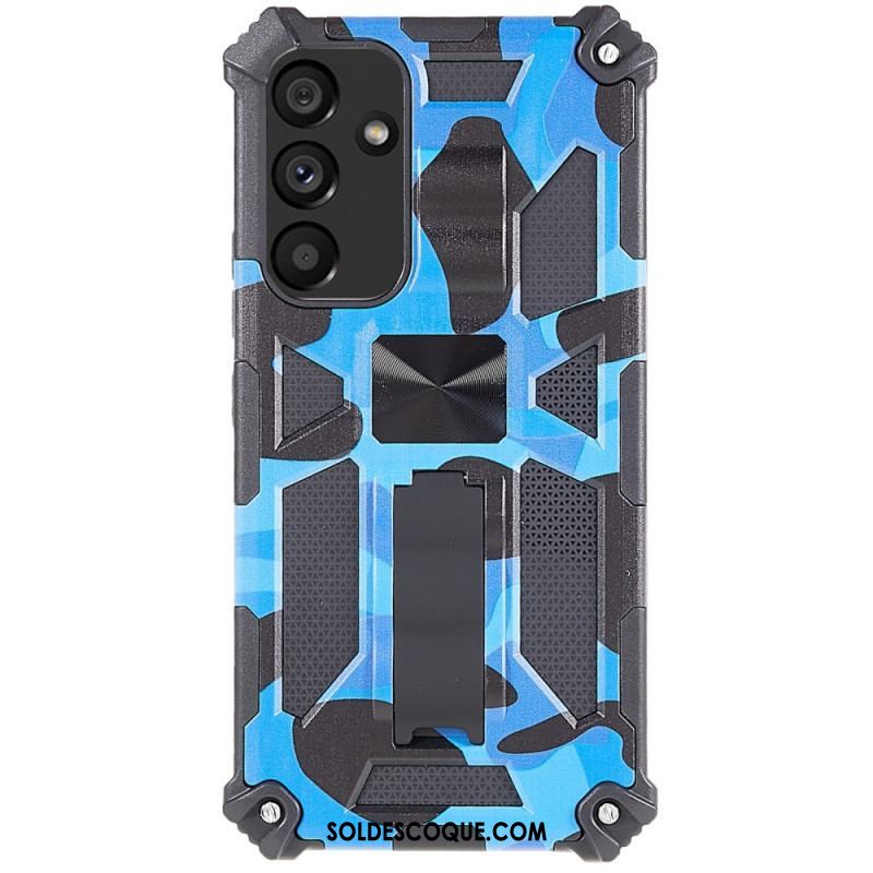 Coque Samsung Galaxy A54 5G Camouflage Support Amovible