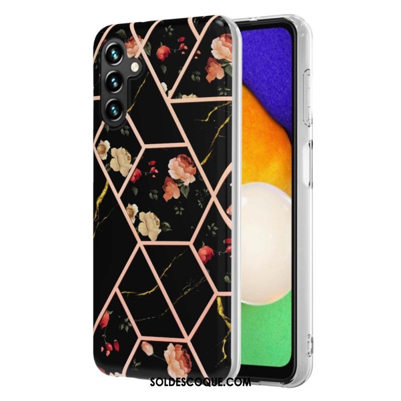 Coque Samsung Galaxy A54 5G Marbrée Florale