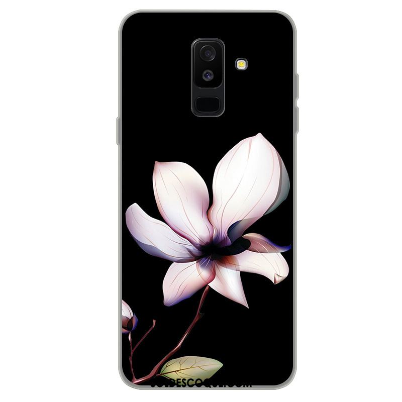 Coque Samsung Galaxy A6+ Dessin Animé Fluide Doux Étoile Étui Gris Soldes