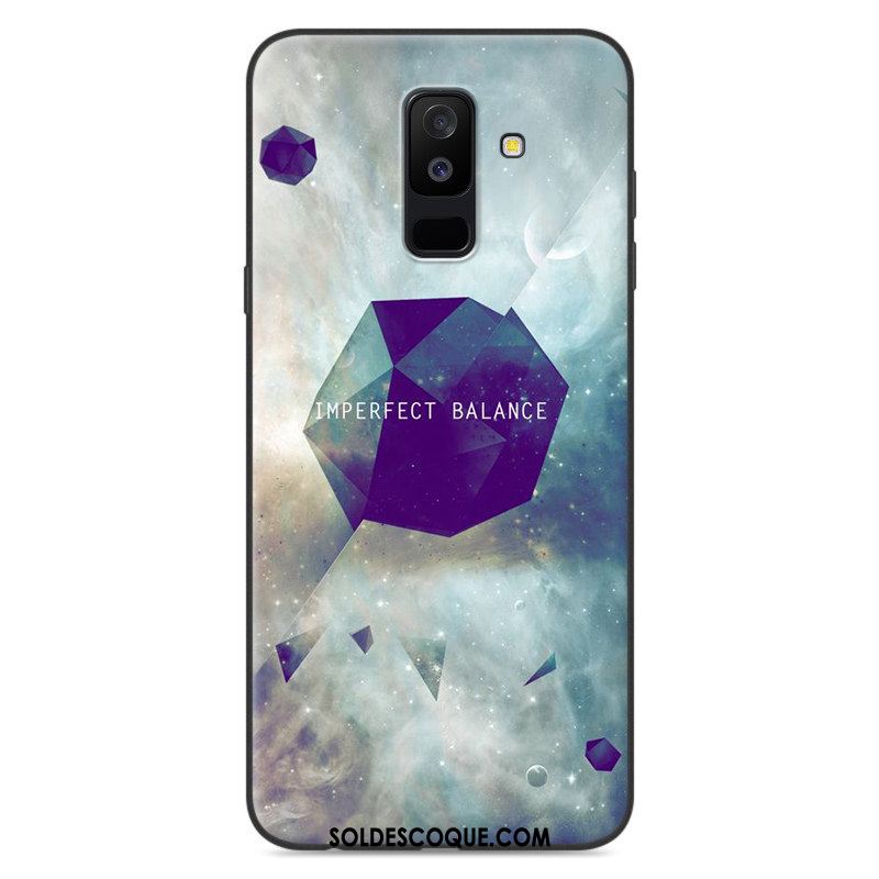 Coque Samsung Galaxy A6+ Fluide Doux Dessin Animé Étoile Étui Incassable France