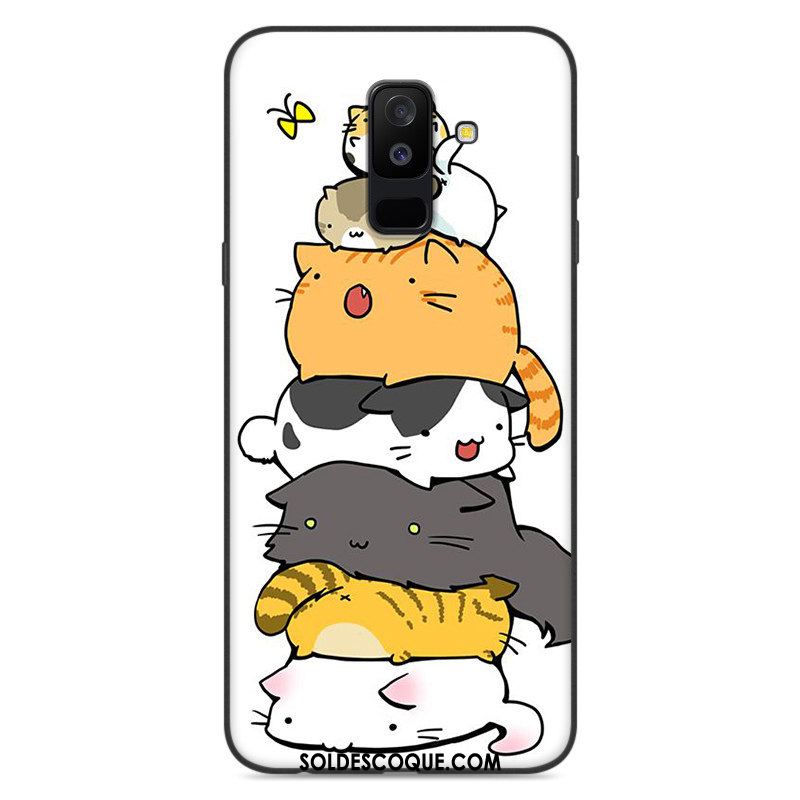 Coque Samsung Galaxy A6+ Fluide Doux Dessin Animé Étoile Étui Incassable France