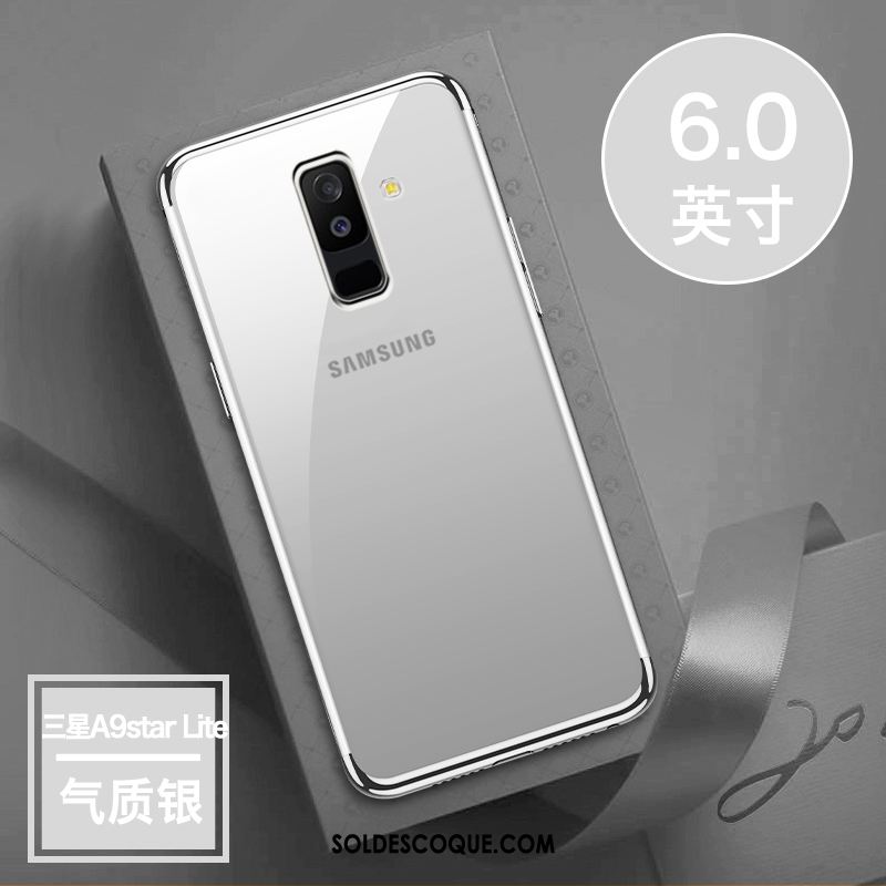 Coque Samsung Galaxy A6+ Fluide Doux Placage Étui Protection Légère En Ligne