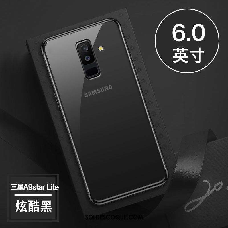 Coque Samsung Galaxy A6+ Fluide Doux Placage Étui Protection Légère En Ligne