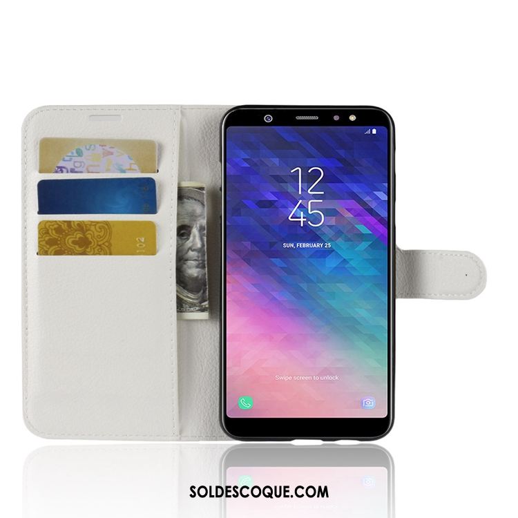 Coque Samsung Galaxy A6+ Incassable Tout Compris Téléphone Portable Vert Étui En Cuir France