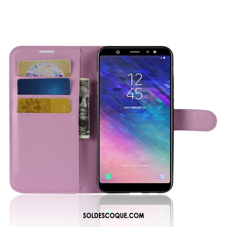 Coque Samsung Galaxy A6+ Incassable Tout Compris Téléphone Portable Vert Étui En Cuir France