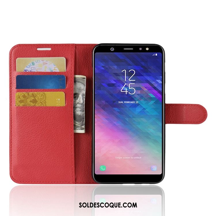 Coque Samsung Galaxy A6+ Incassable Tout Compris Téléphone Portable Vert Étui En Cuir France