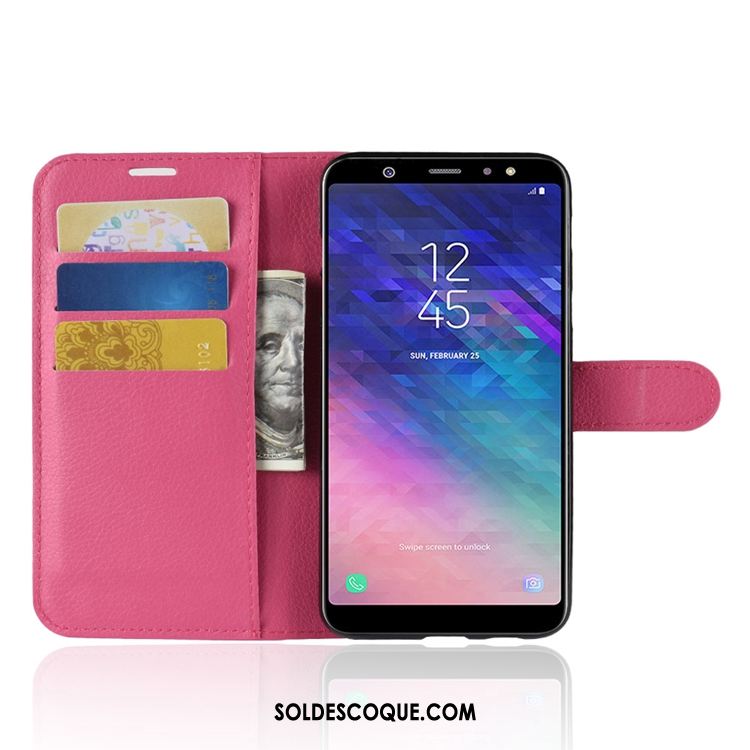 Coque Samsung Galaxy A6+ Incassable Tout Compris Téléphone Portable Vert Étui En Cuir France